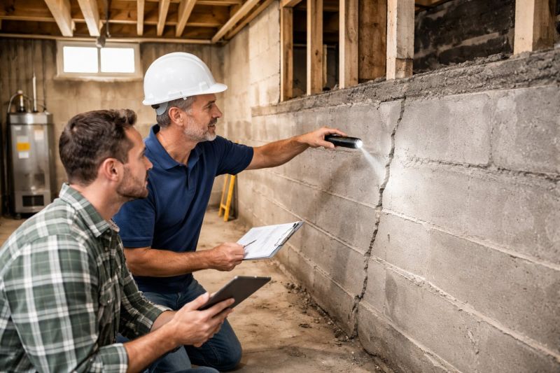 Basement Crack Repair in Ellington, CT