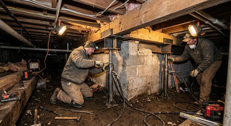 Basement Foundation Repair in Ellington, CT