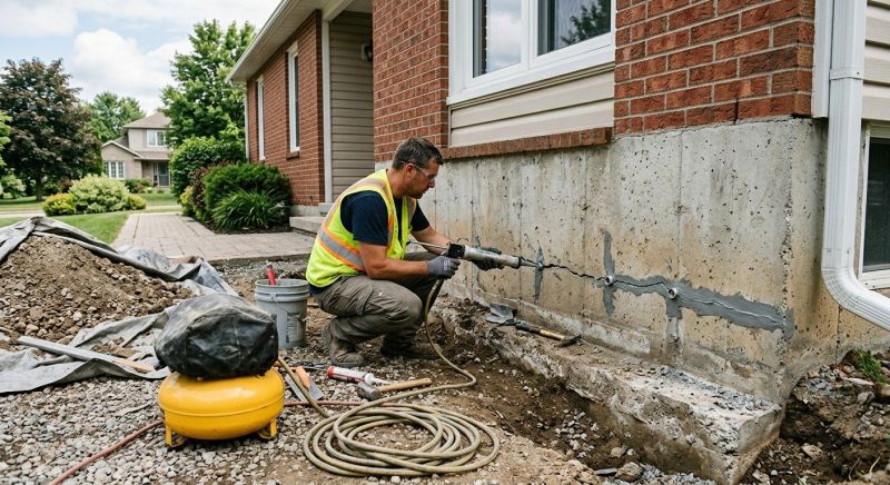 Basement Foundation Repair in Pomfret Center, CT