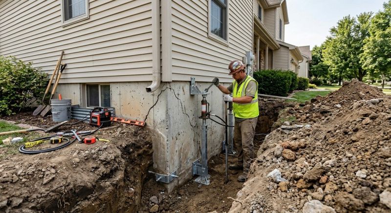 Basement Foundation Repair in Tolland, CT