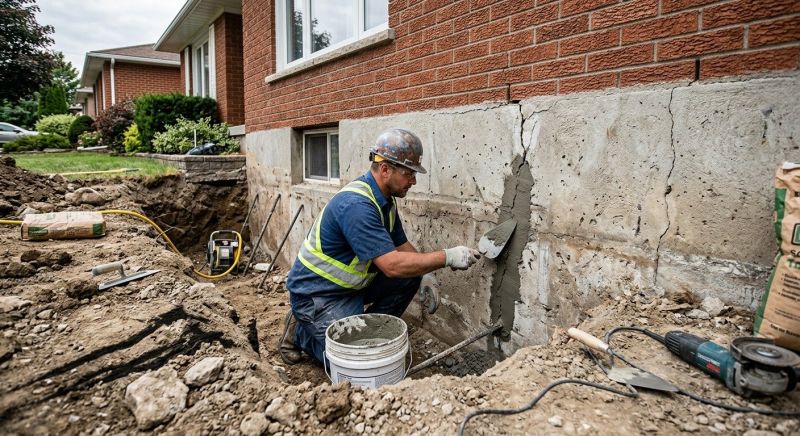 Basement Foundation Repair in West Springfield, MA