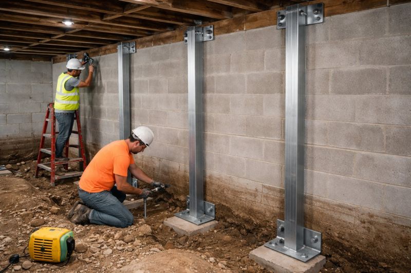 Basement Stabilization in Ellington, CT