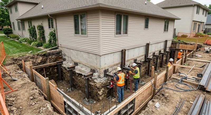 Basement Underpinning in Ellington, CT