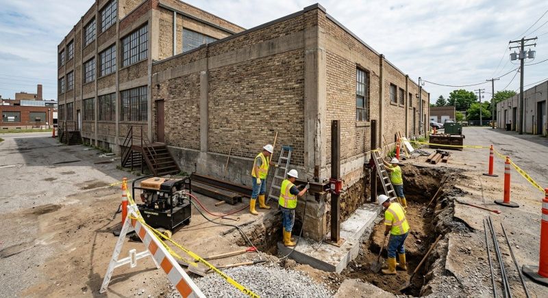 Building Foundation Repair in Suffield, CT