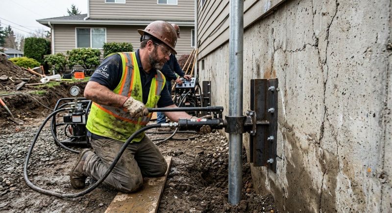 Concrete Foundation Leveling in East Granby, CT