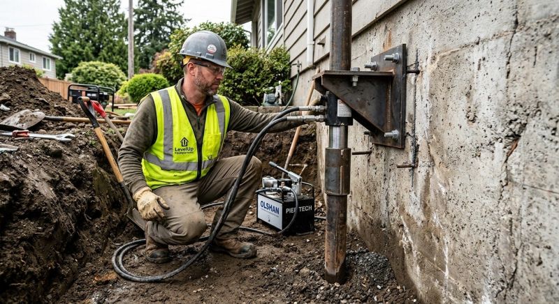 Concrete Foundation Leveling in Sturbridge, MA