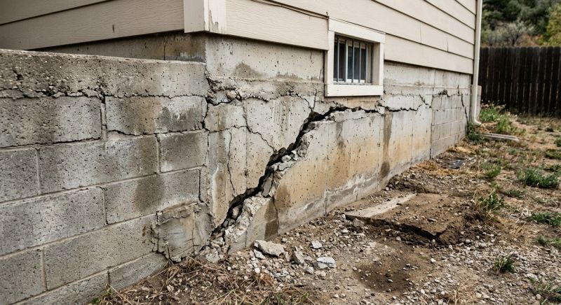 Cracked Foundation Repair in South Windsor, CT