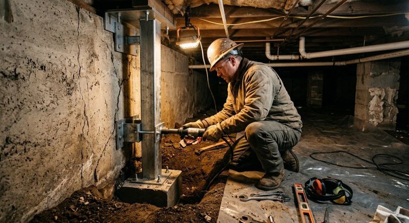 Crawlspace Foundation Repair in Hebron, CT