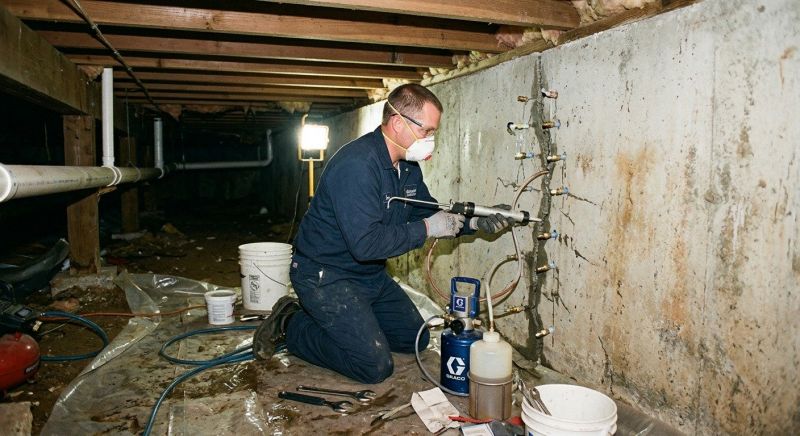 Crawlspace Foundation Repair in North Granby, CT