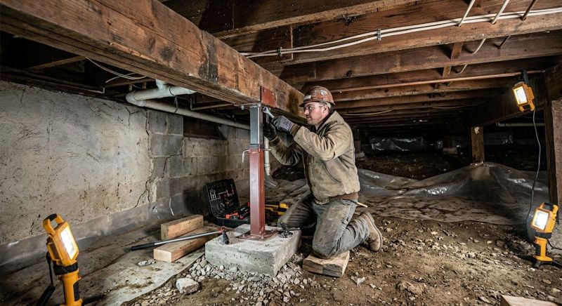 Crawlspace Foundation Repair in Springfield, MA