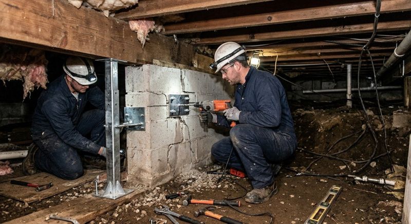 Crawlspace Foundation Repair in Westfield, MA
