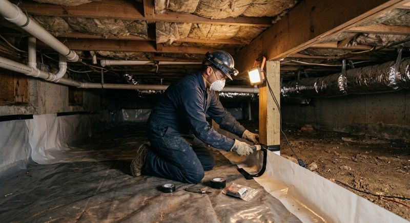 Crawlspace Repair in Ellington, CT