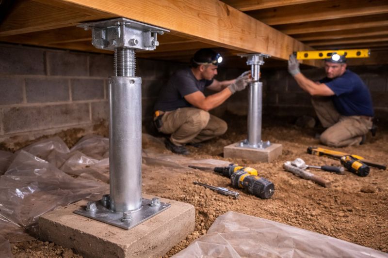 Crawlspace Structural Repair in Ellington, CT