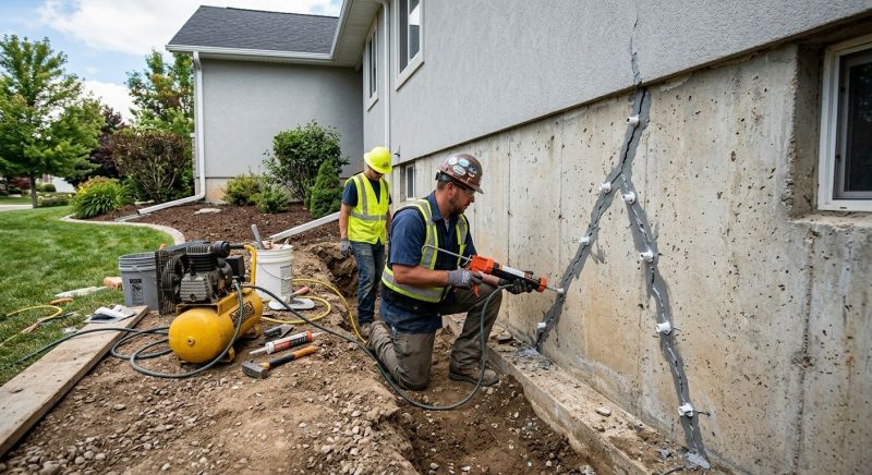 Foundation Crack Repair in Hartford, CT