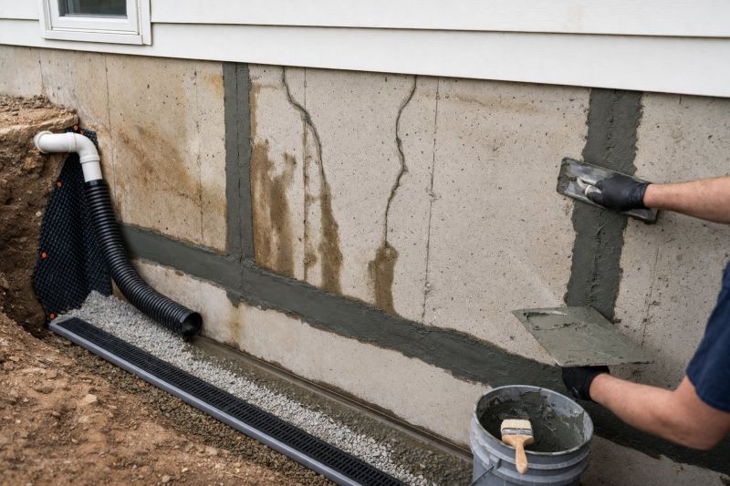 Foundation Crack Sealing in Ellington, CT