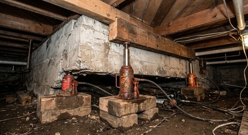 Foundation Jacking in Holyoke, MA