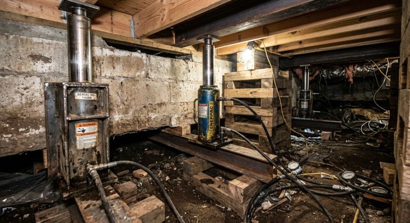 Foundation Jacking in Warren, MA