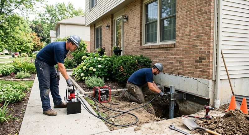 Foundation Jacking in Wilbraham, MA