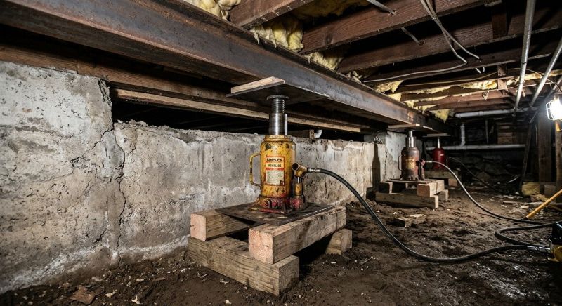 Foundation Jacking in Wilbraham, MA