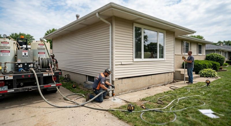 Foundation Lifting in Bolton, CT
