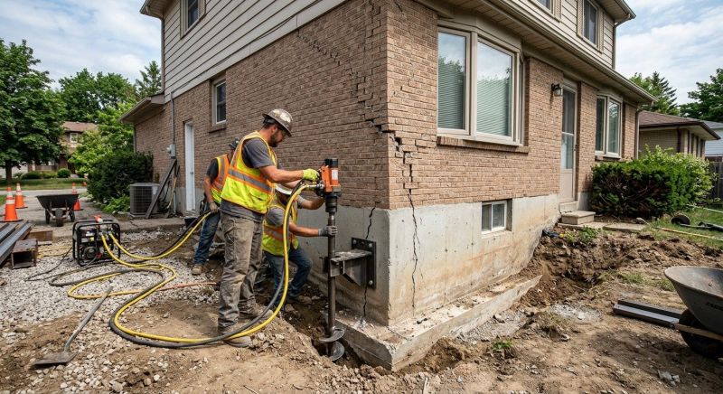 Foundation Lifting in Brimfield, MA
