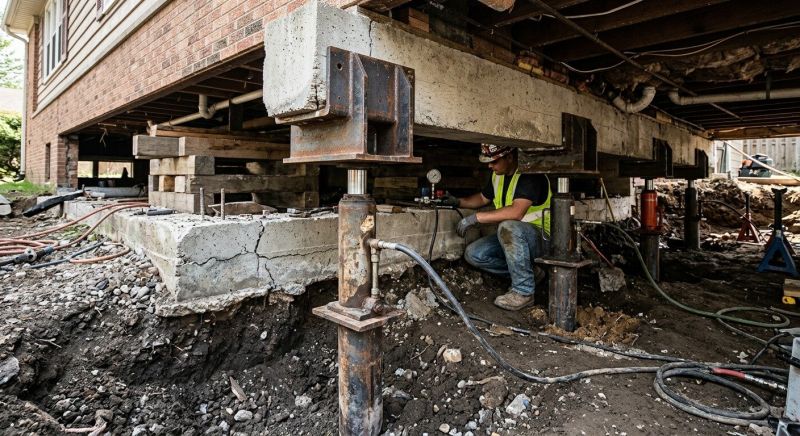 Foundation Lifting in Coventry, CT