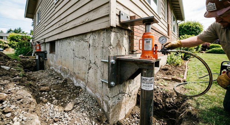 Foundation Lifting in East Longmeadow, MA