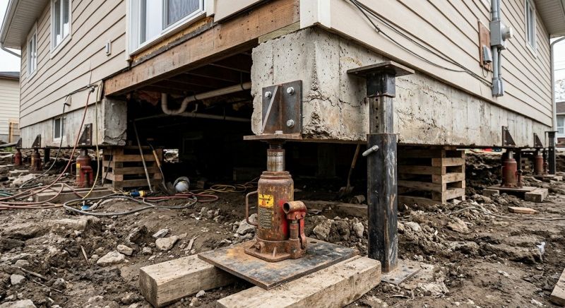 Foundation Lifting in Wilbraham, MA