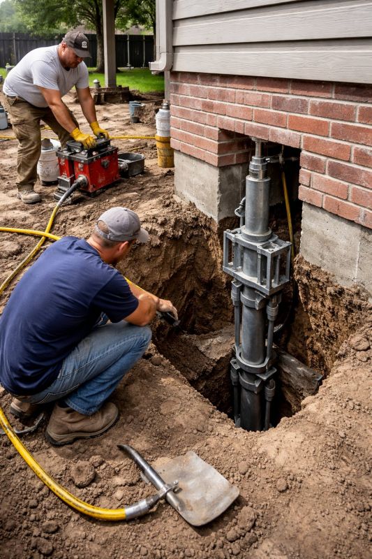 Foundation Pier Repair in Ellington, CT