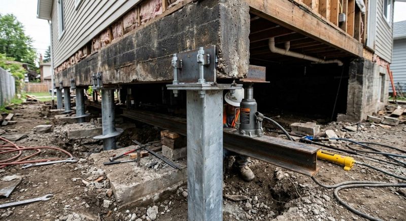 Foundation Raising in Enfield, CT