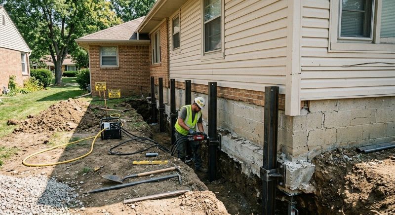 Foundation Renovation in Ellington, CT