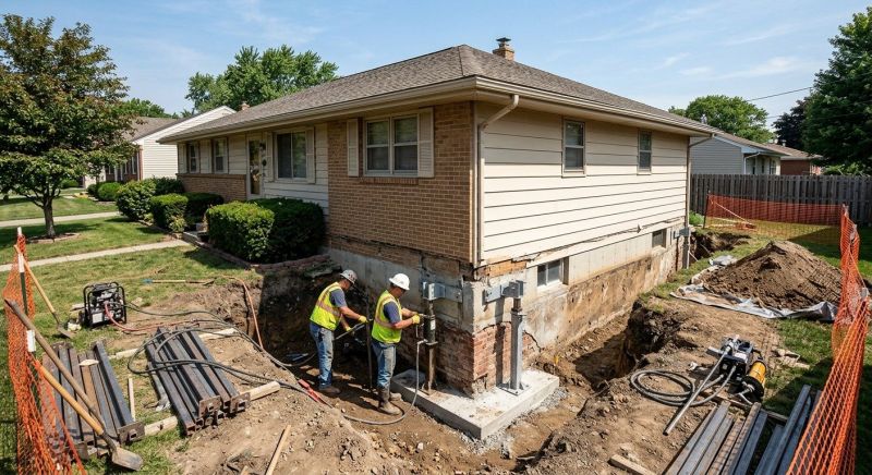 Foundation Renovation in Ellington, CT