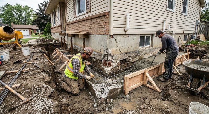 Foundation Repair in Andover, CT