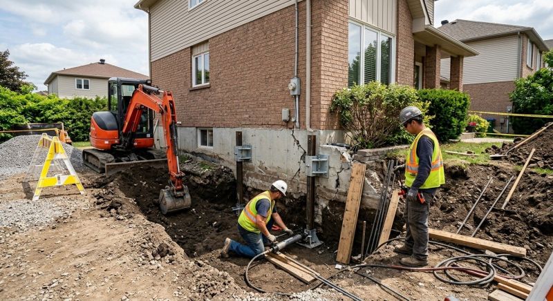 Foundation Repair in West Suffield, CT