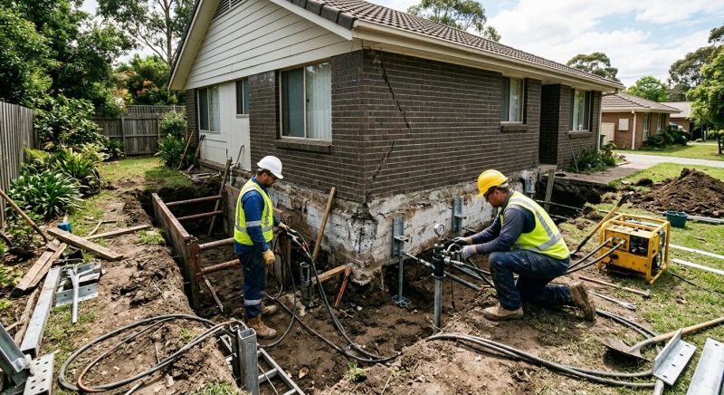 Foundation Stabilizing in Windsor, CT