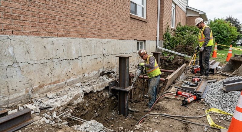 Foundation Structural Repair in East Hampton, CT