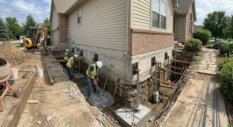 Foundation Underpinning in Ellington, CT