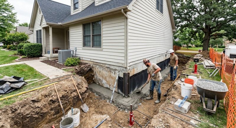 Home Foundation Repair in Ellington, CT