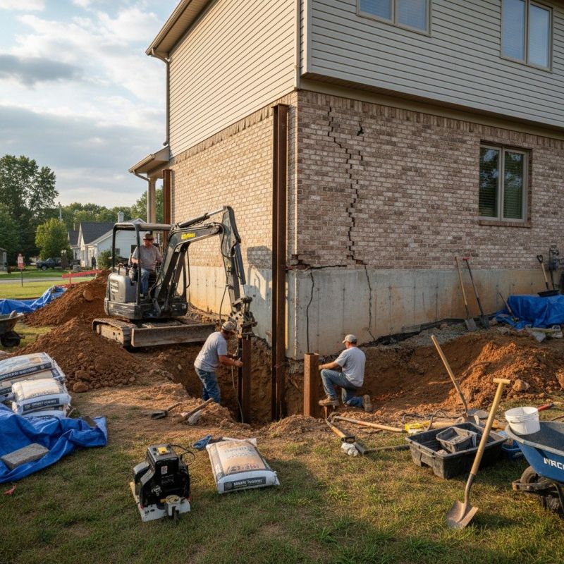 Home Foundation Repair in Pomfret Center, CT