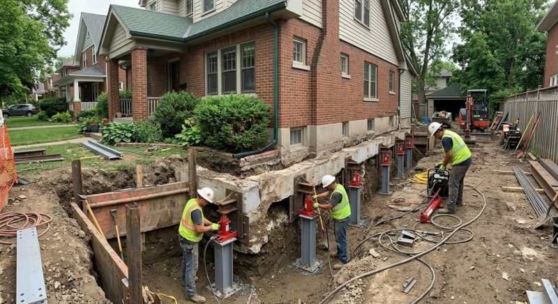 House Underpinning in Ellington, CT