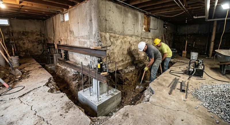 House Underpinning in Ellington, CT