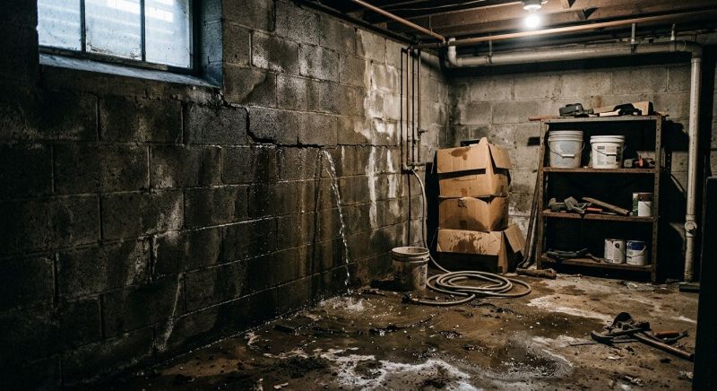 Leaking Foundation Repair in Ellington, CT