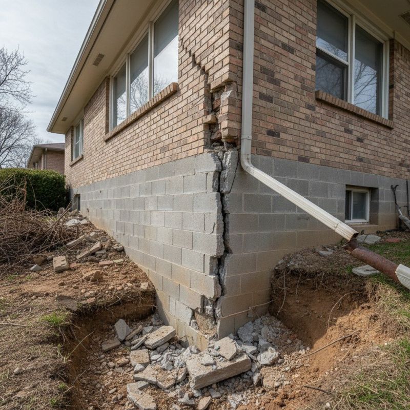 Settling Foundation Service in Storrs Mansfield, CT