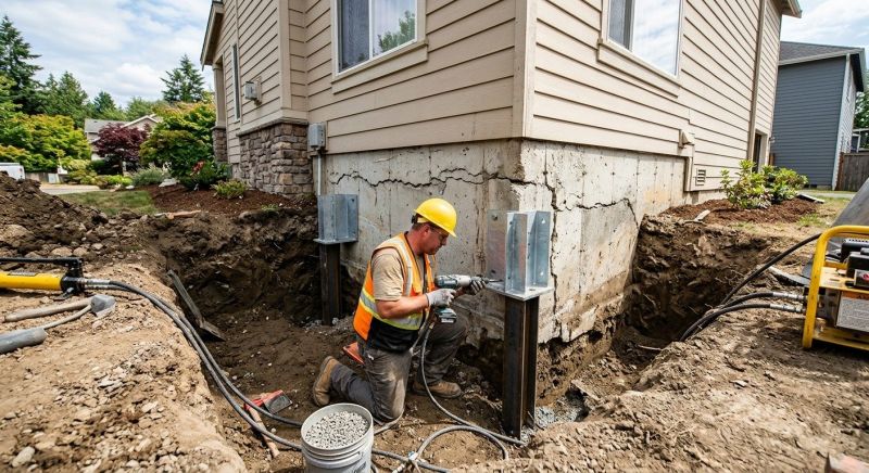 Structural Foundation Repair in Wales, MA
