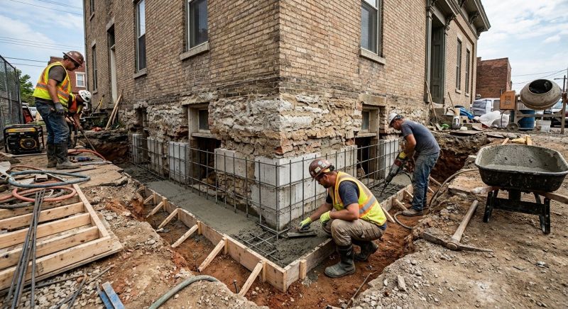 Structural Underpinning in Ellington, CT